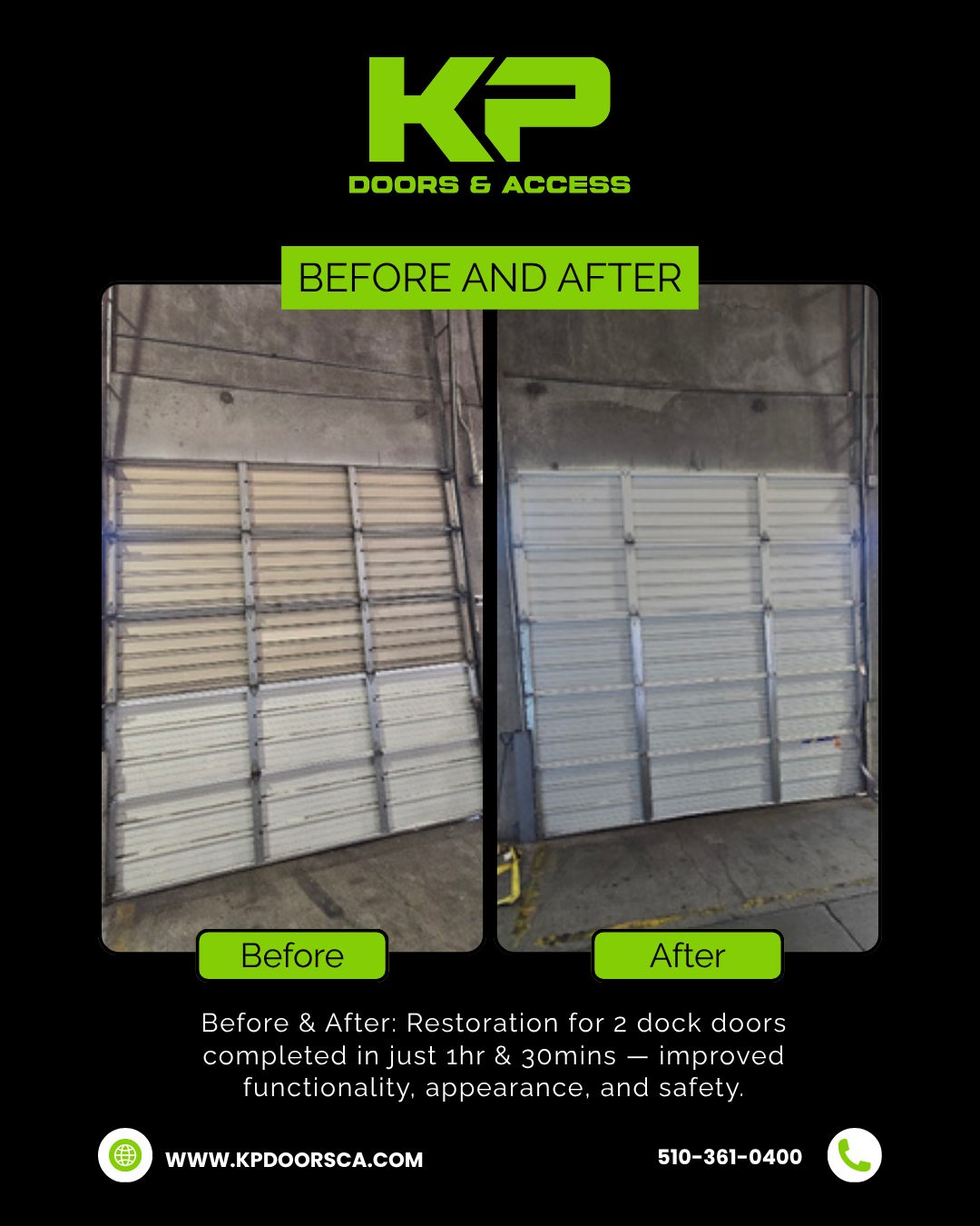 Dock Door Panel Restoration